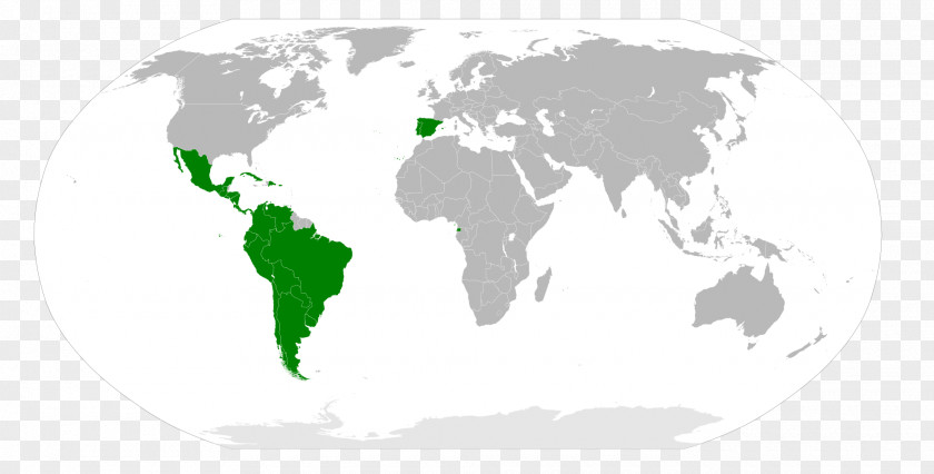 Polygon Map United States Organization Of Ibero-American Latin America PNG