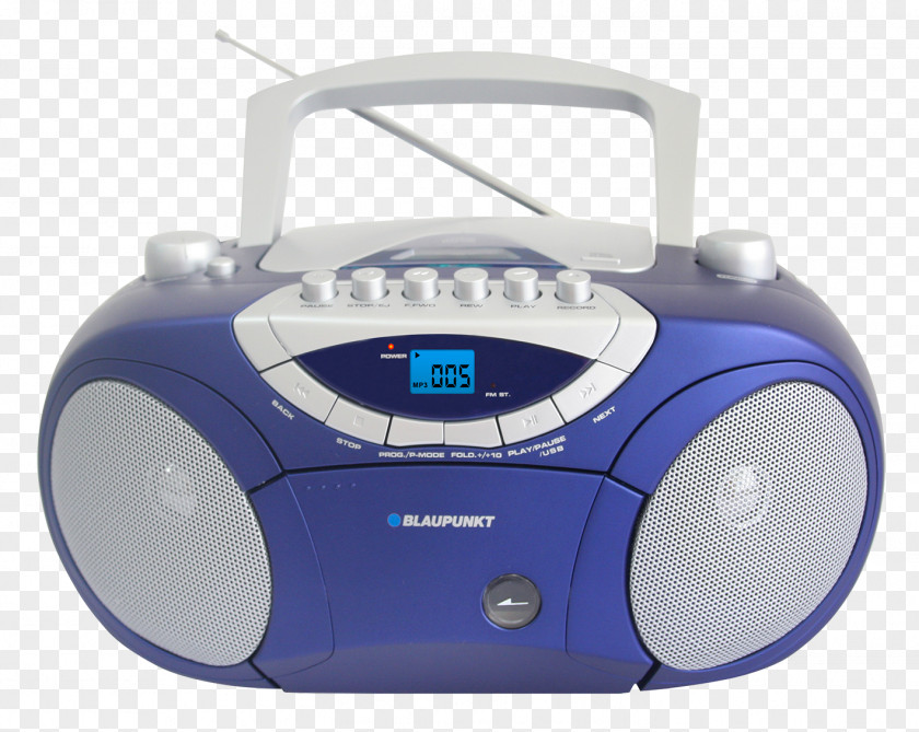 Radio Compact Disc Boombox Cassette CD Player PNG