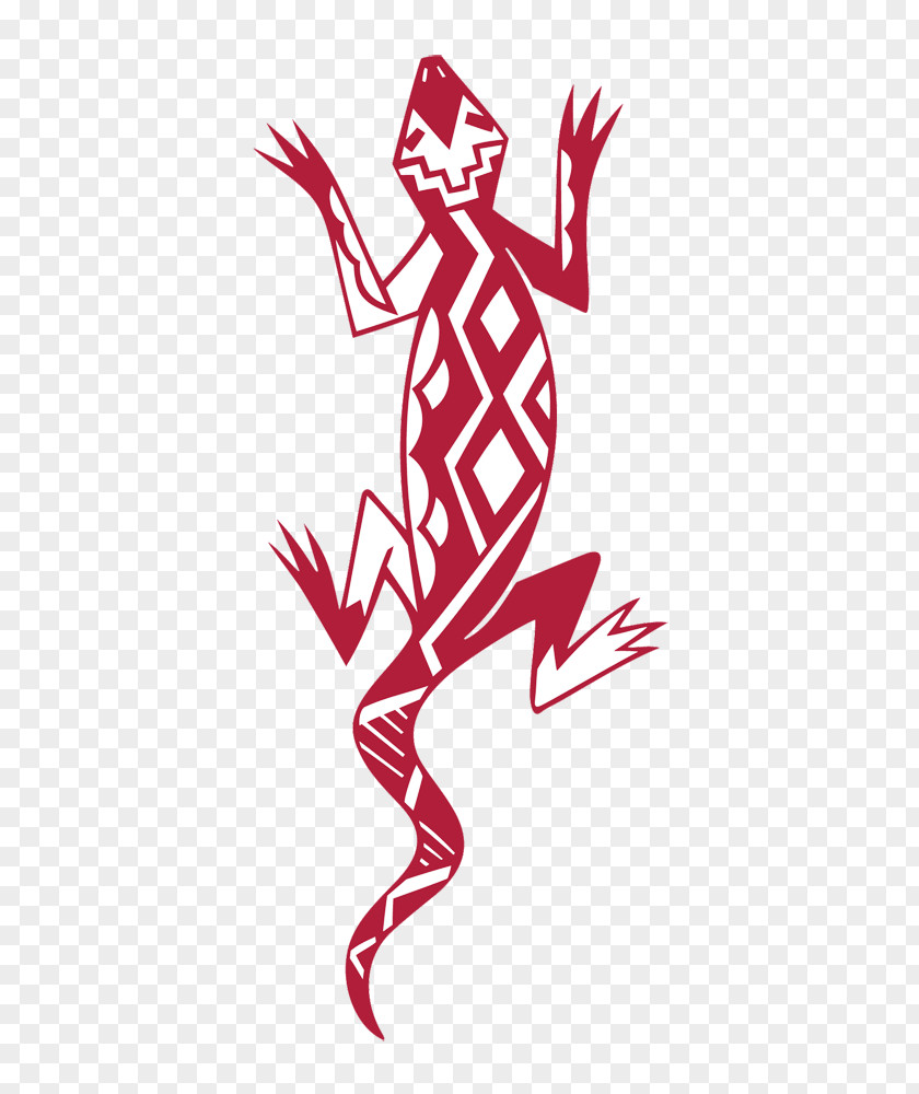 Red Diamond Creative Gecko Lizard Native Americans In The United States Drawing Symbol Clip Art PNG