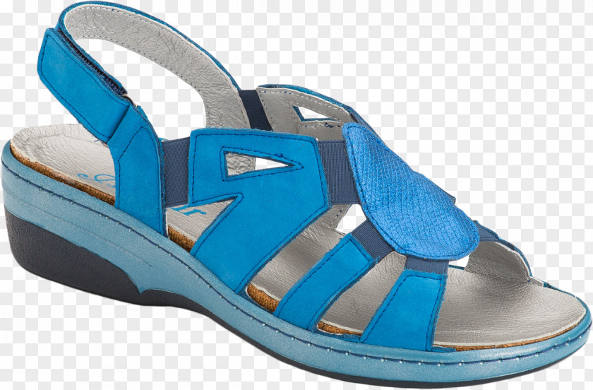 Sandal Shoe Barefoot Blue PNG