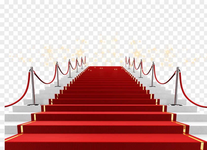 Stairs Red Carpet PNG