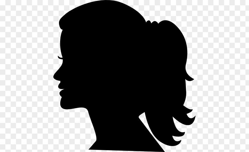 Women Hair Silhouette Portrait Woman PNG