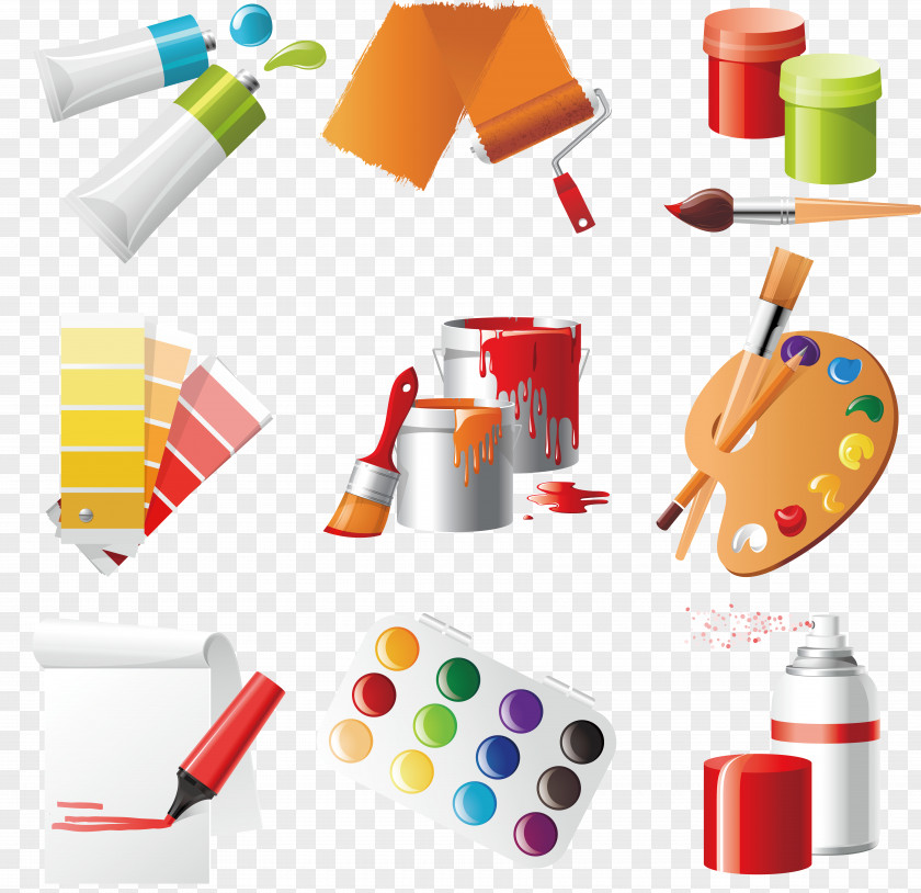 Painting Tools Art Drawing Icon PNG