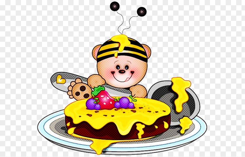 Cake Decorating Yellow Baked Goods Icing PNG