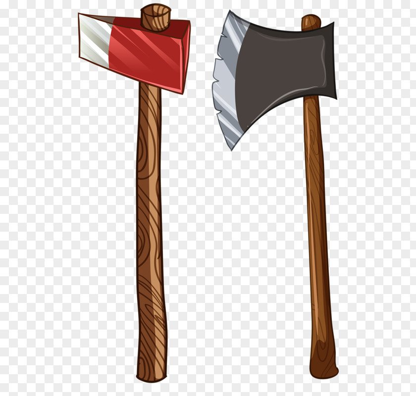 Hand-painted Ax Hatchet Axe Tool PNG
