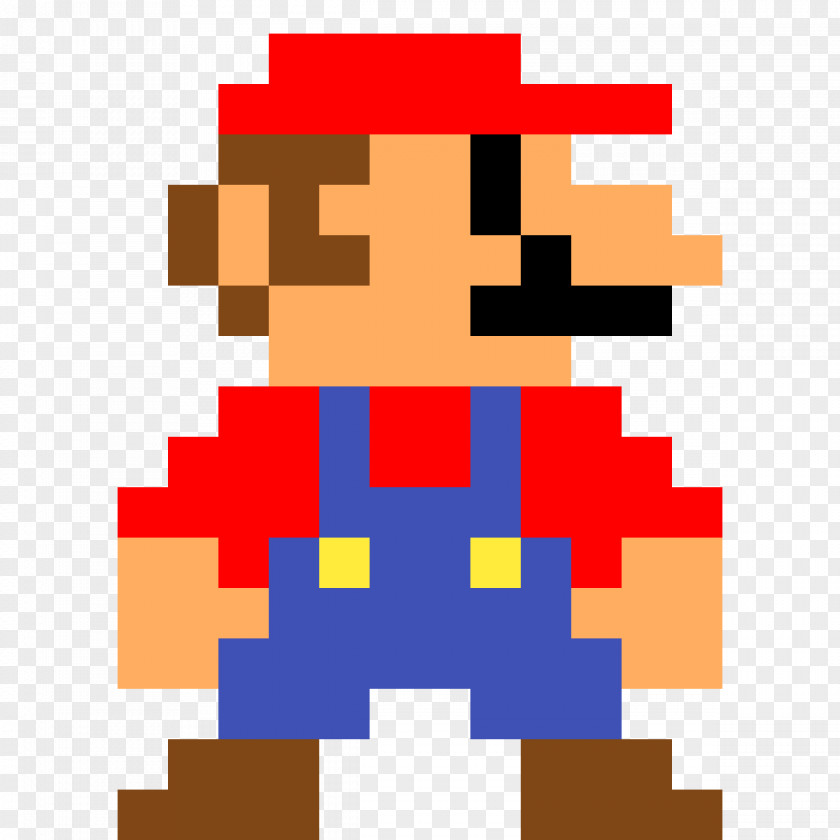 Luigi Super Mario Bros. Pixel Art PNG