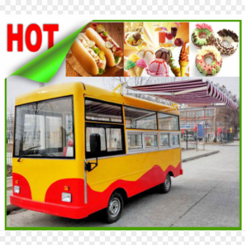 Selling Food Street Fast Cart Truck PNG