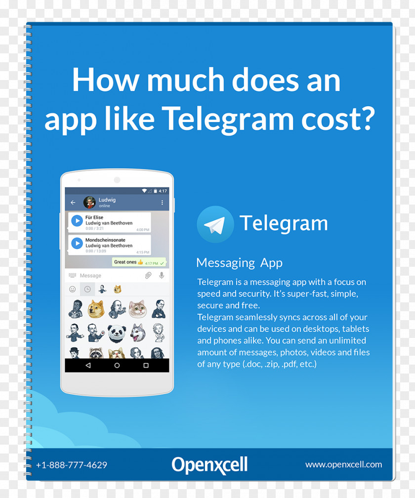 Android Telegram Infographic Messaging Apps PNG