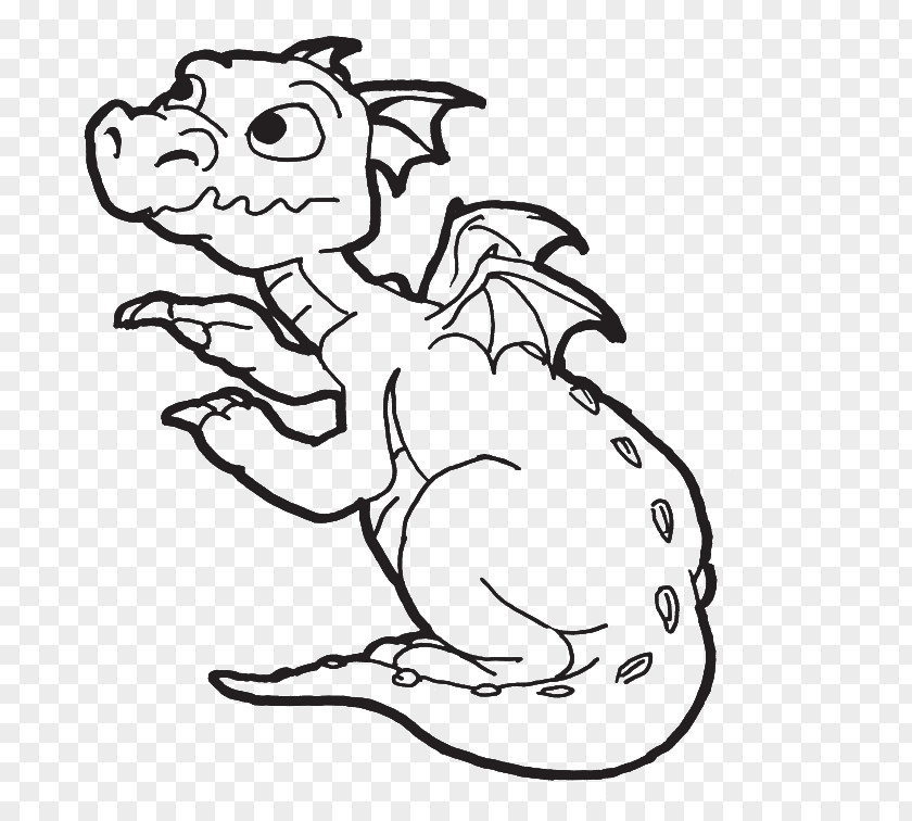 Dragon Images For Kids Coloring Book Infant Child Clip Art PNG