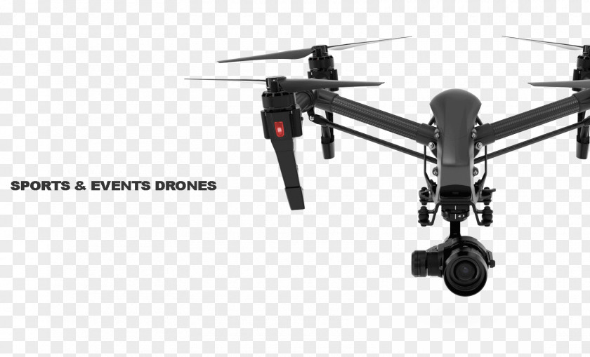 Drone Shipper DJI Inspire 1 Pro V2.0 Unmanned Aerial Vehicle 4K Resolution PNG