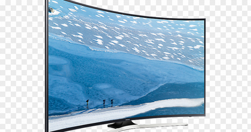 LED TV 4K Resolution Smart Curved Screen Ultra-high-definition Television PNG