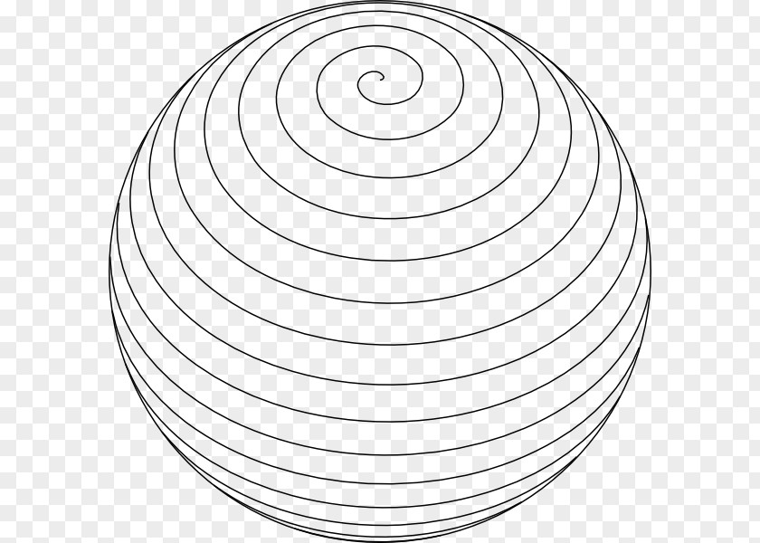 Spiral Lines Line Art Drawing Black And White Clip PNG