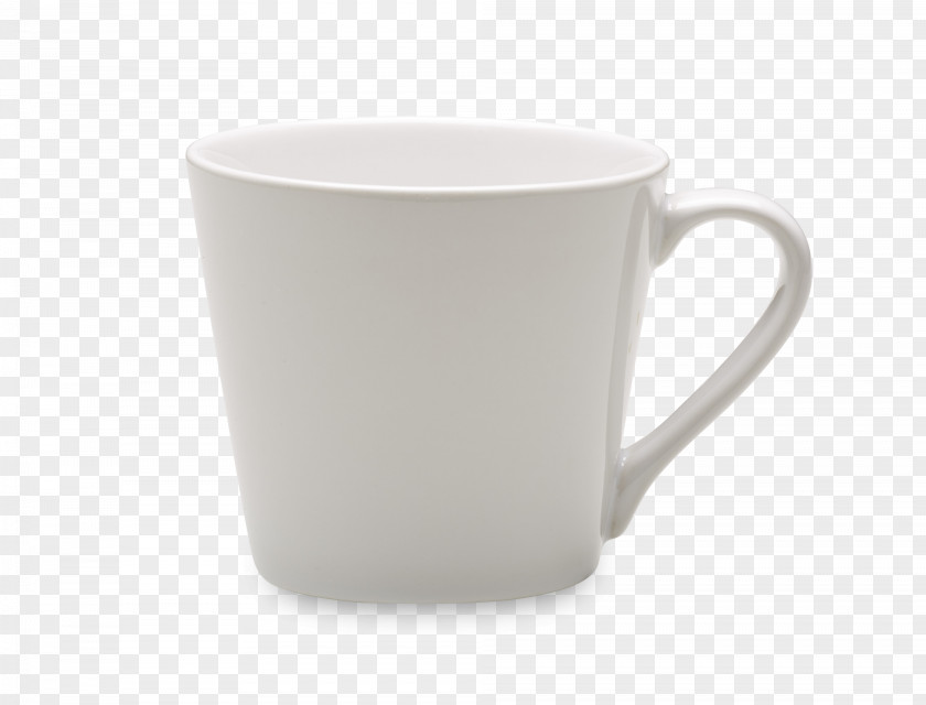 White Mug Coffee Cup Saucer Porcelain PNG