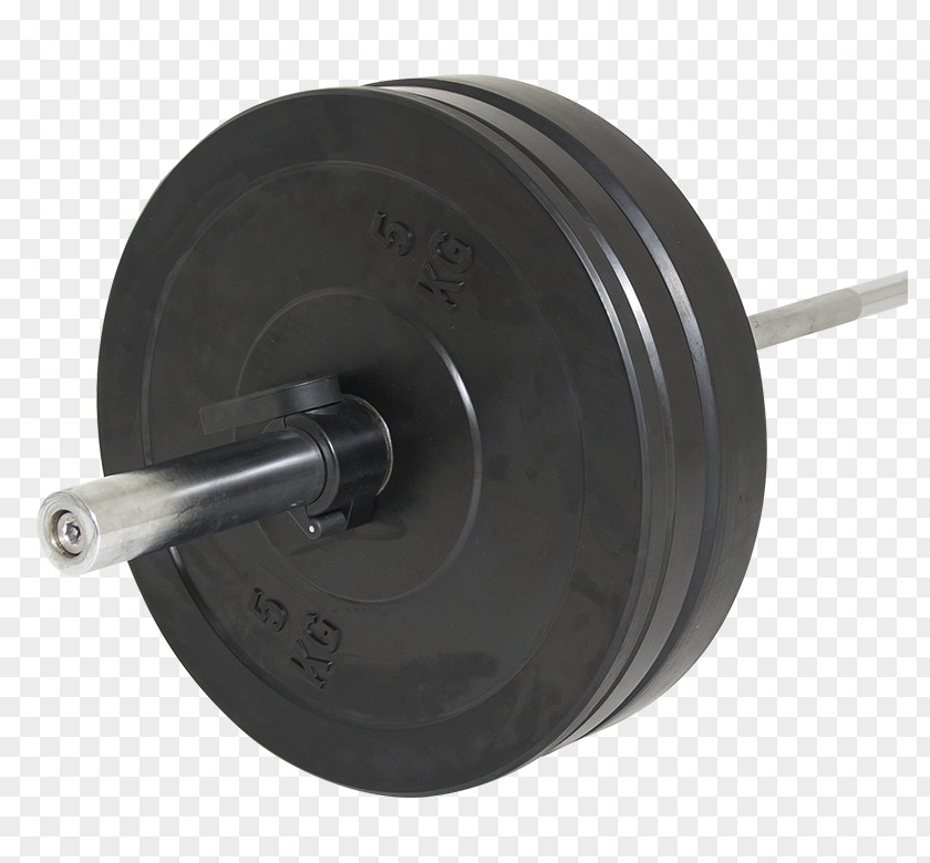 Barbell Exercise Equipment Weight Training Sporting Goods Wheel PNG