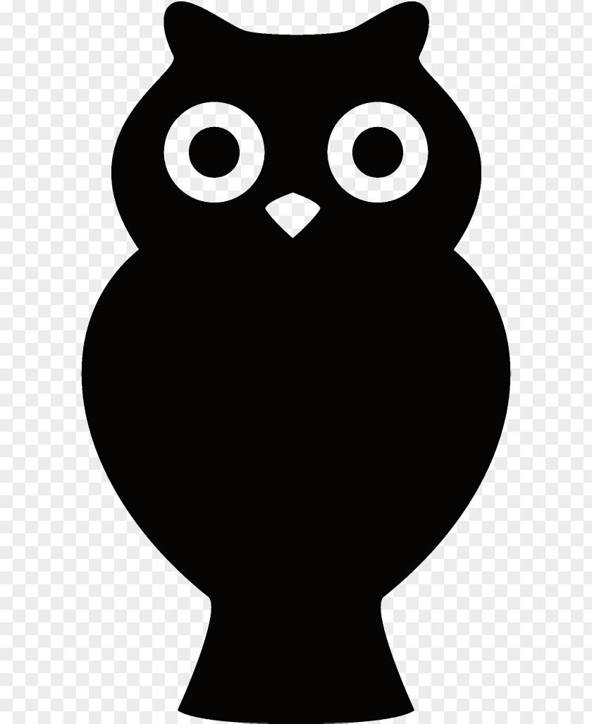 Beak Blackandwhite Owl Halloween PNG