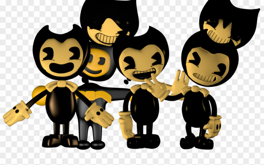 Bendy And The Ink Machine Mmd Model Digital Art DeviantArt Fan PNG