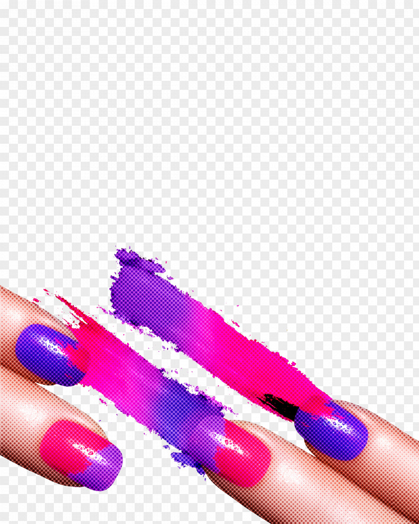 Hand Pink Nail Finger Polish Cosmetics Purple PNG