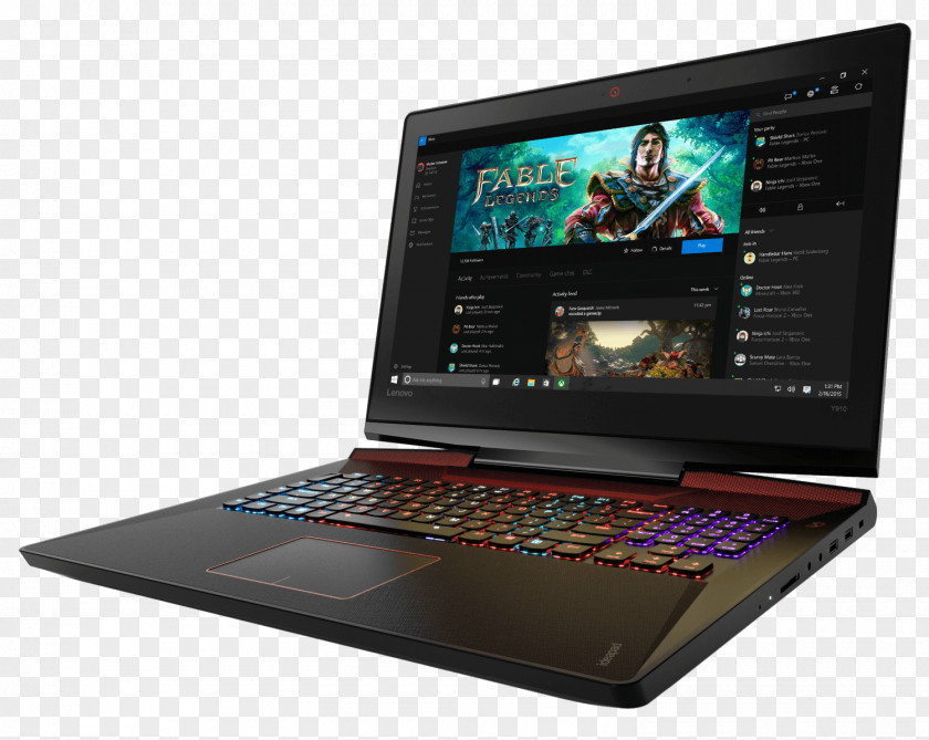 Laptop Dell Lenovo IdeaPad Y900 PNG