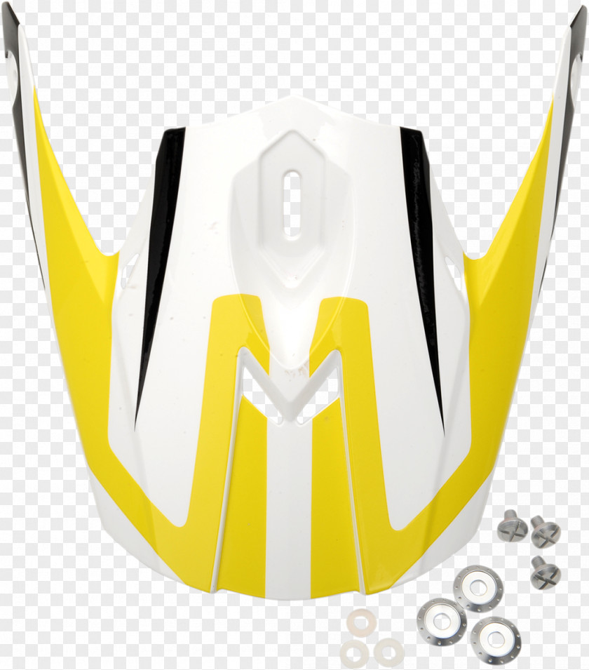 Multi Part Goggles Visor Yellow Logo PNG