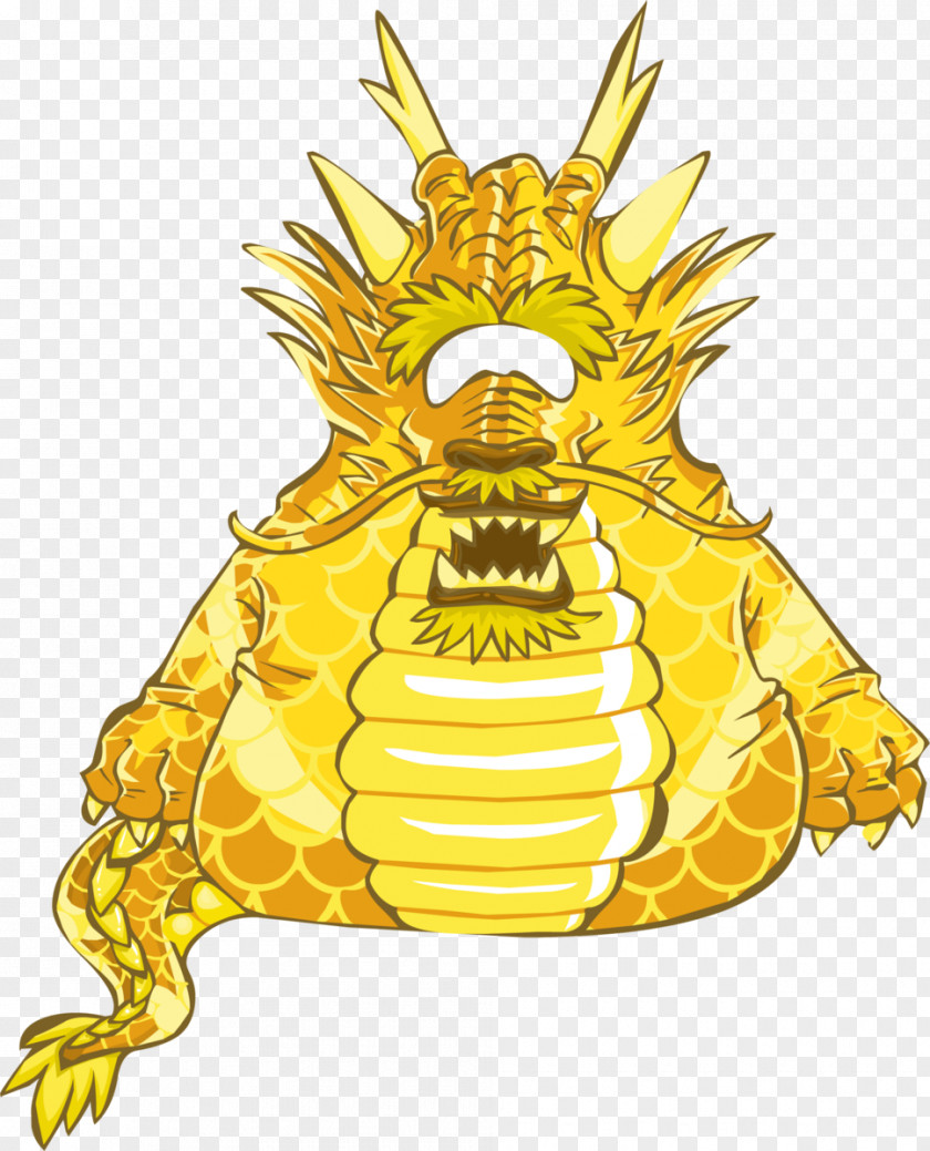 Penguin Club Dragon Gold PNG