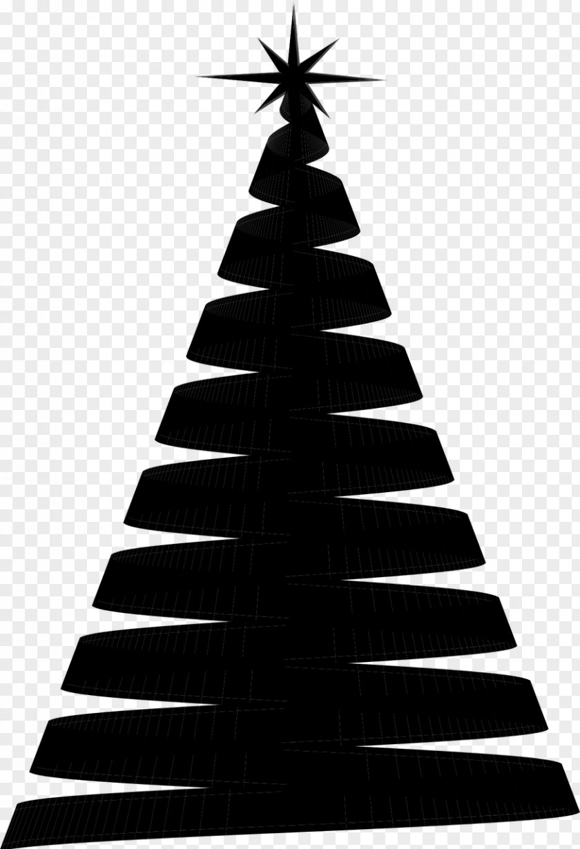 Blackandwhite Christmas Tree Blue PNG