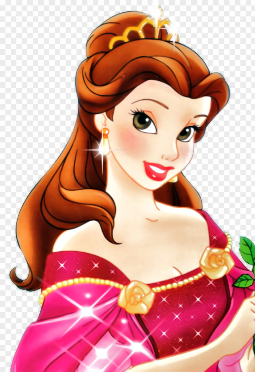 Disney Princess Belle Beast Desktop Wallpaper PNG