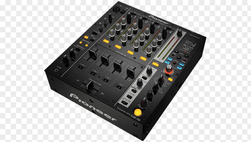 Dj Machine Disc Jockey Pioneer DJM-750 Audio Mixers PNG