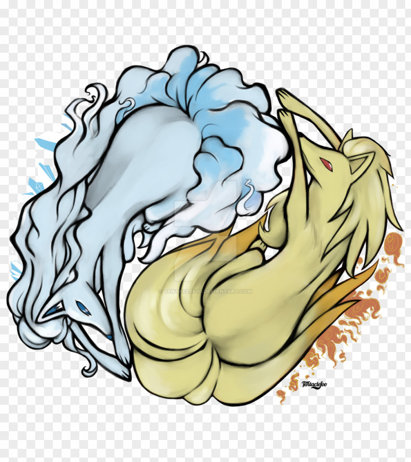 Fire Ninetales Vulpix Flame Ice PNG