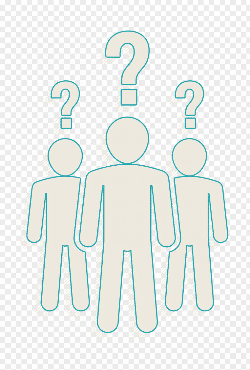 Humans Resources Icon Human Group With Questions And Doubts Question PNG