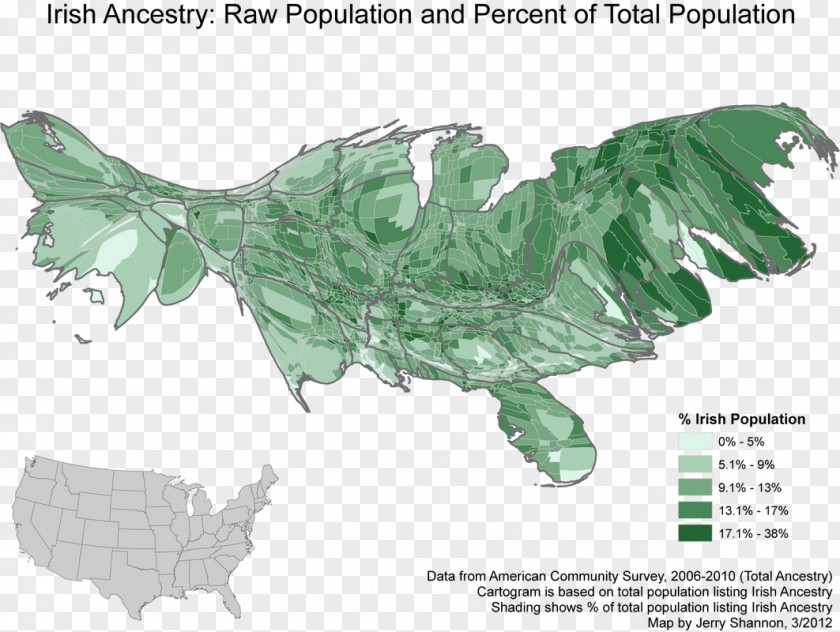 Population Day Cartogram Distortion Irish People Reptile Georgia PNG