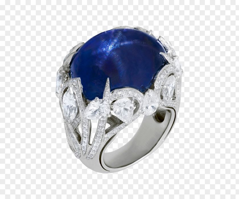 Stary Night Sapphire Cobalt Blue Body Jewellery Silver PNG