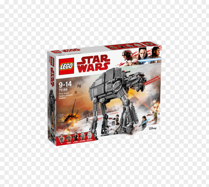 Toy Lego Star Wars LEGO 75189 First Order Heavy Assault Walker PNG