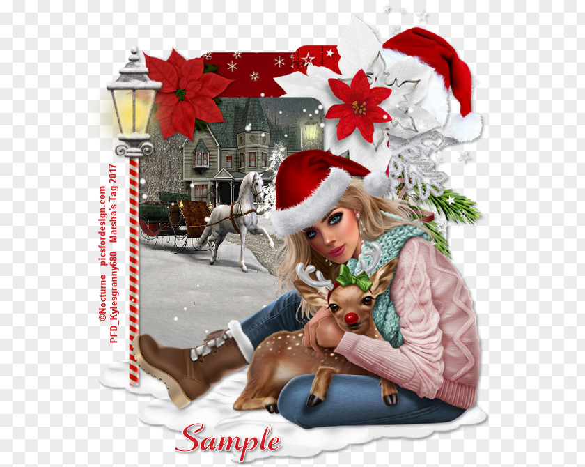 Woman Christmas Ornament 1, 2, 3 Clip Art PNG