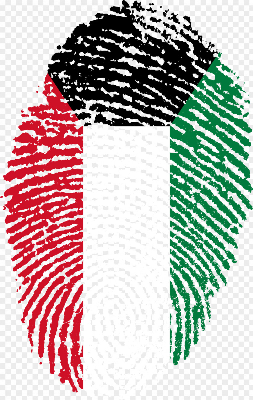 Finger Print Flag Of Haiti Fingerprint Kuwait PNG