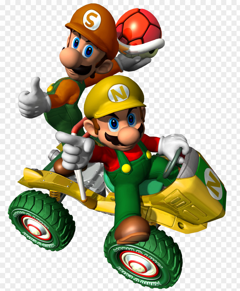 Mario Bros Kart: Double Dash & Luigi: Superstar Saga Super Bros. Kart Wii PNG
