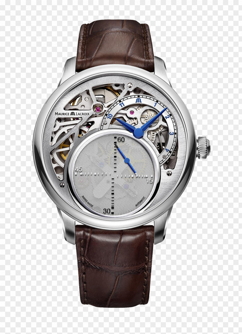 Watch Maurice Lacroix Masterpiece Skeleton Automatic Strap PNG