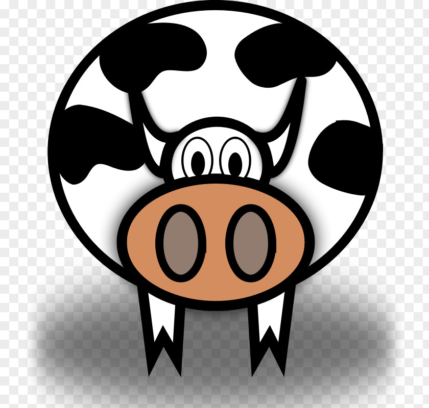 Cartton Cow Ayrshire Cattle Brahman Beef Clip Art PNG