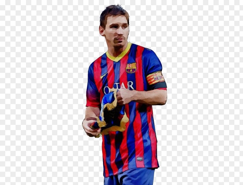 Sports Uniform Player Messi Cartoon PNG