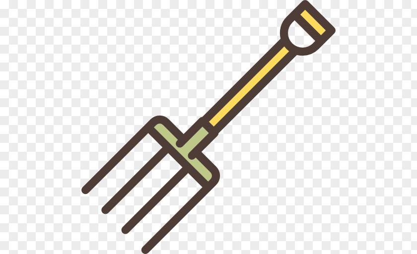 An Iron Fork Cartoon Shovel Tool PNG