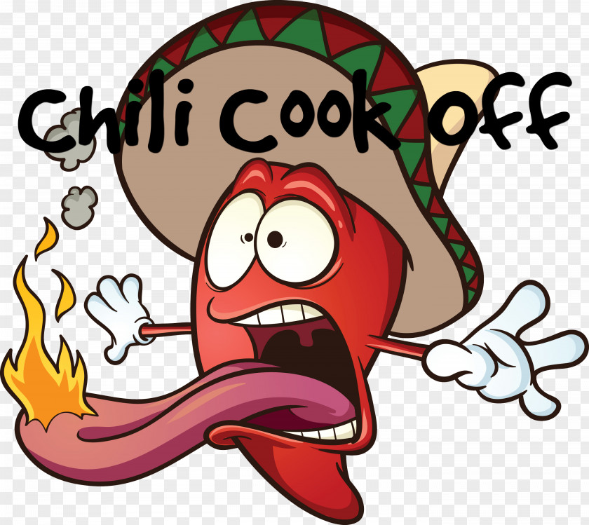 Chili Cartoon Con Carne Cook-off Pepper Capsicum Annuum Clip Art PNG