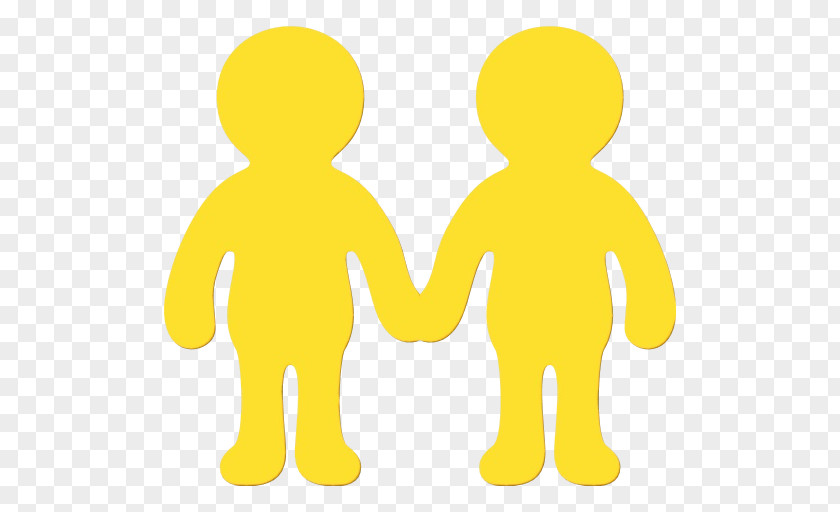 Conversation Sharing Thumb Yellow PNG