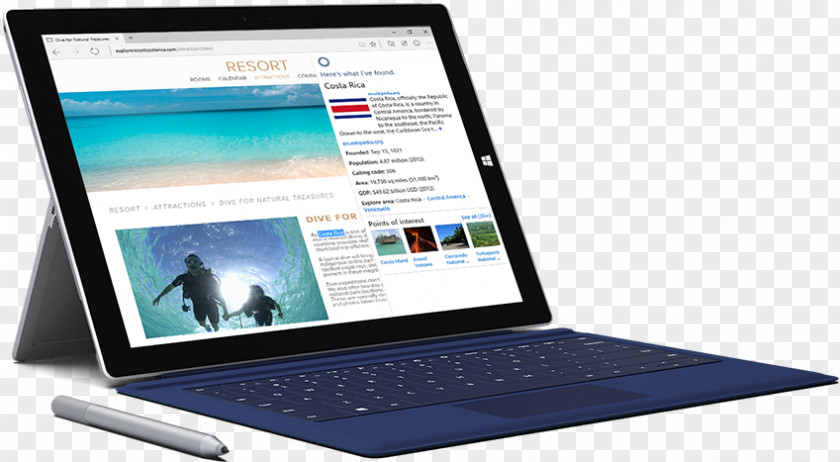 Microsoft Build 2015 Surface Pro 3 Corporation Edge Netbook PNG