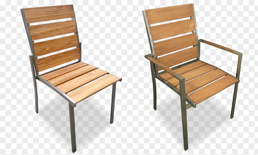 Old Look Wing Chair Armrest Garden Furniture Teak PNG