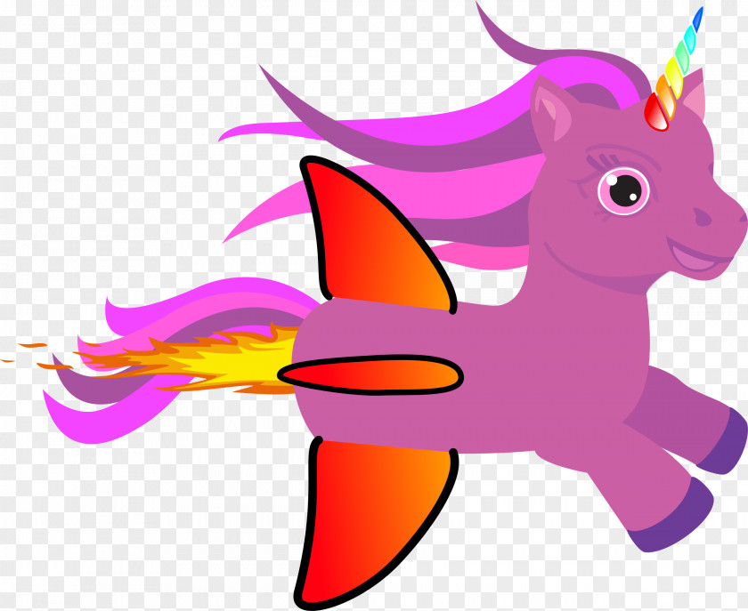Rocket Animal Cliparts Unicorn Clip Art PNG