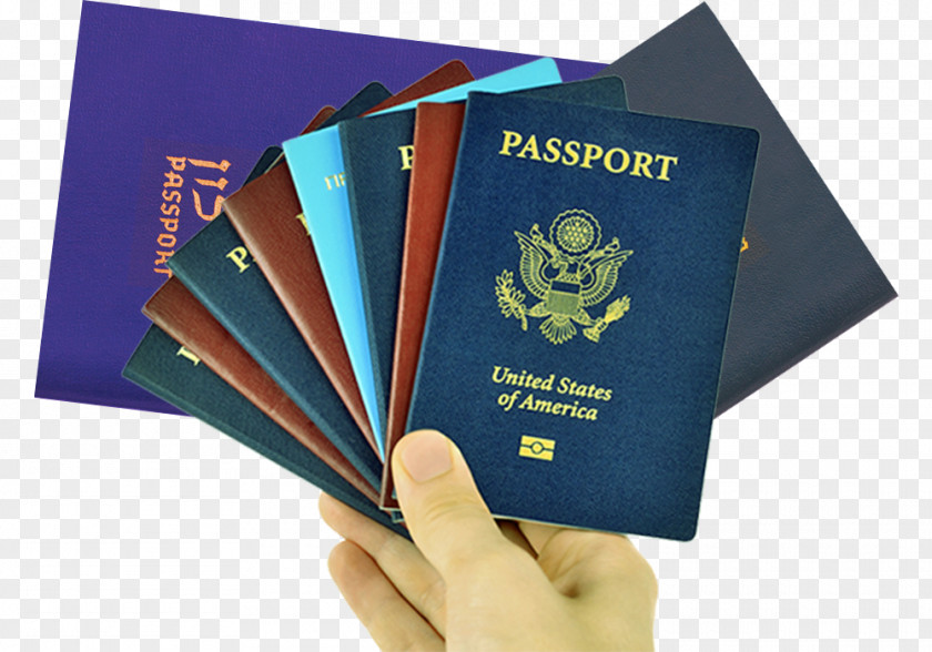 Stack Of Different Colored Material US Passport United States Travel Visa Indian PNG