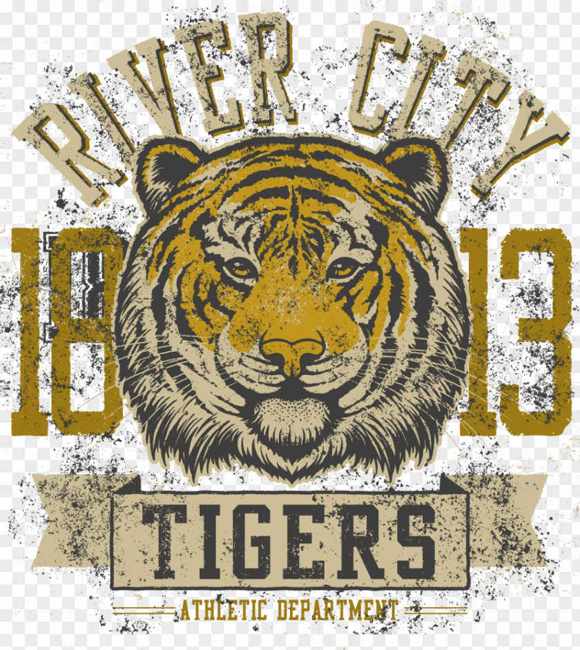 Tiger Print T-shirt Textile Printing PNG