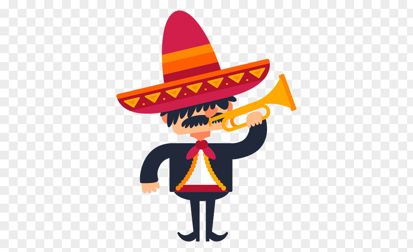 Trumpet Mariachi Drawing Mexicans PNG