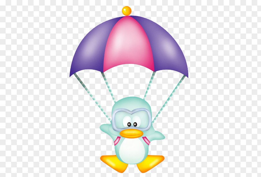 Umbrella Penguin Parachute Clip Art PNG