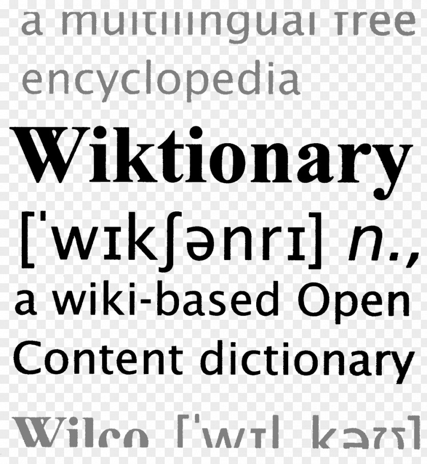 Word Wiktionary Dictionary Definition Thesaurus Wikimedia Foundation PNG