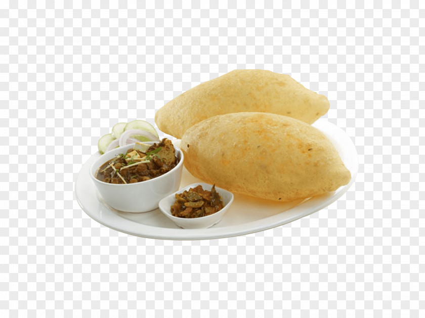 Breakfast Indian Cuisine Puri Chole Bhature Vegetarian Chana Masala PNG